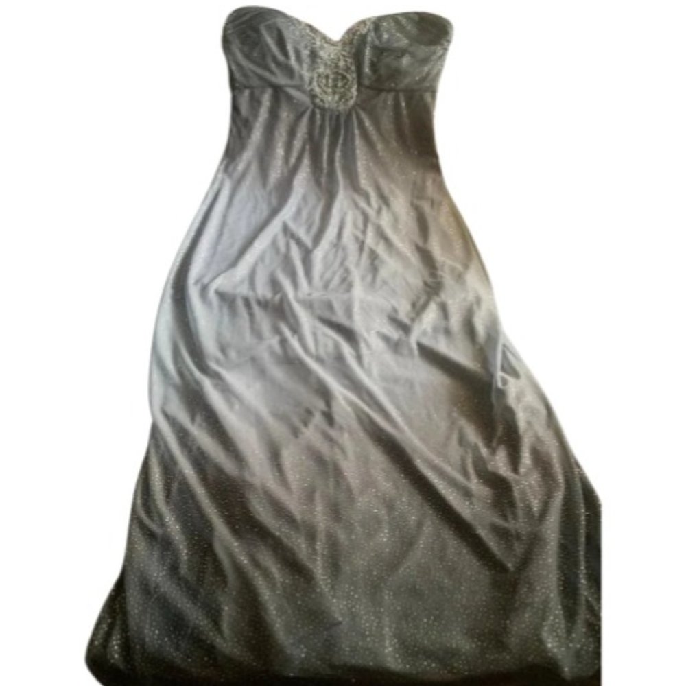 NWT- Roulette LIGHT Gray fading to BLACK Party Dress Size - 10